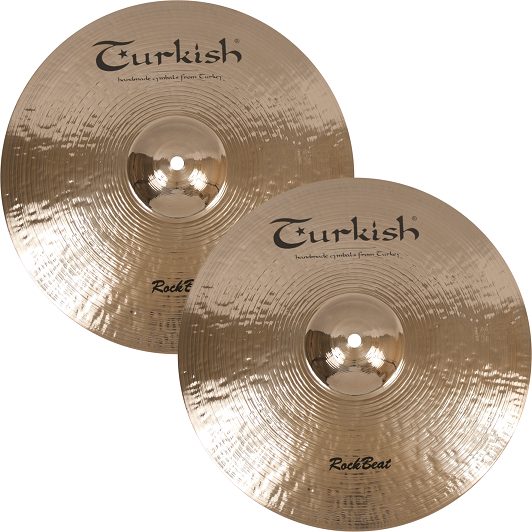 Prato De Bateria Turkish Hi Hat Rock Beat Rock 14" B20