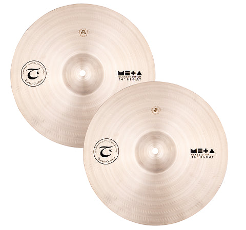 Prato De Bateria Turkish Hi Hat Meta Clássico 14" B20