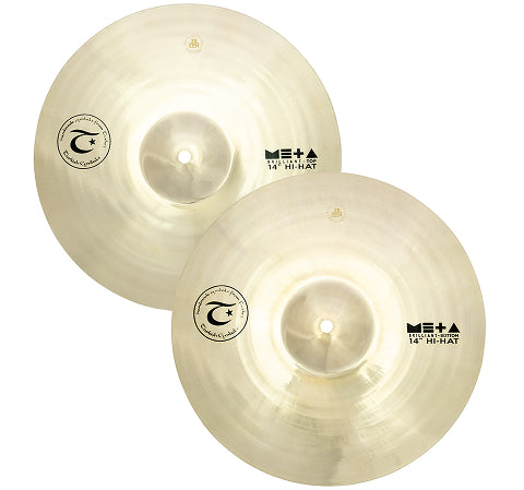 Prato De Bateria Turkish Hi Hat Meta Brilhante 14" B20